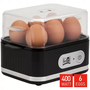 Cuiseur à œufs FRITEL Family 400 W noir/transparent