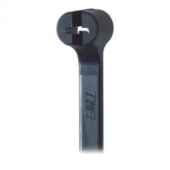 ABB Ty-Rap Cable Tie 200x2.4mm Black UV Resistant TY232MX (100 Pack)