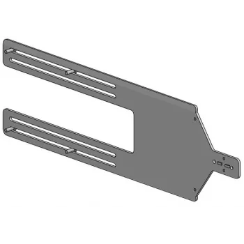 Support droit ergonomique Ergonomic Solutions pour kiosque, paysage, 22 à 15 pouces