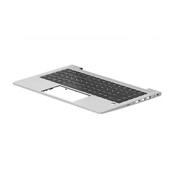 Clavier de remplacement HP N01286-B71 - Disposition finnoise/suédoise - Noir - pour HP EliteBook/ProBook