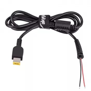 Câble d'alimentation DC Slim Tip Akyga AK-SC-10 pour chargeur d'ordinateur portable, 1,2m, noir