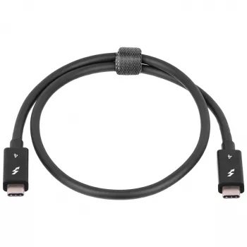 Akyga AK-USB-33 USB-C to USB-C Thunderbolt Cable, 40 Gbps, 100 W, 0.5 m, Black