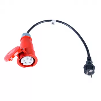 Adaptateur Akyga AK-SC-E06 CEE 7/7 vers 5 broches 16A