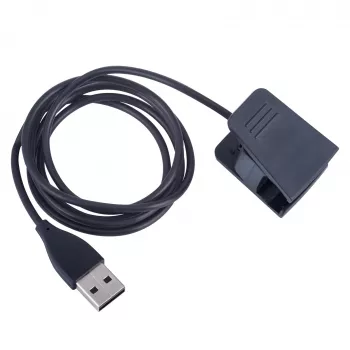 Câble de charge Akyga AK-SW-28 pour Fitbit Charge 2, USB-A, 1 m, noir