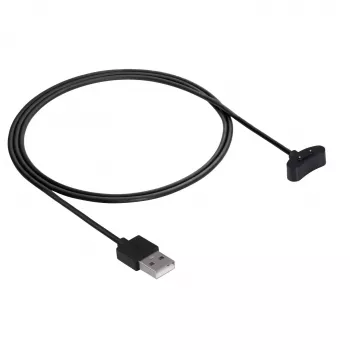 Câble de charge magnétique Akyga AK-SW-39 pour Ticwatch Pro 3 GPS / E3, USB-A, 1 m, noir
