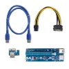 Riser PCI-E Qoltec ver. 009S USB 3.0 60cm extendeur GPU mining