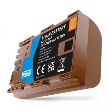 Batterie de remplacement Newell LP-E6P avec USB-C pour Canon