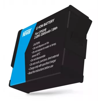 Batterie de remplacement Newell CPSS1B pour GoPro Hero 13 Black, 1720 mAh, 3,85 V, Li-Ion