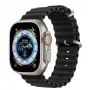 Dux Ducis Bracelet en silicone pour Apple Watch 8/7/6/5/4/3/2/SE (38/40/41mm) - Noir