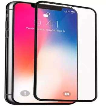 Protection d'écran anti-statique en verre trempé japonais mat 2.5D Silk Cover pour Apple iPhone X/XS/11 Pro EVELATUS