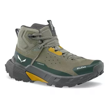 Chaussures SALEWA Pedroc 2 Leather Mid PTX vertes