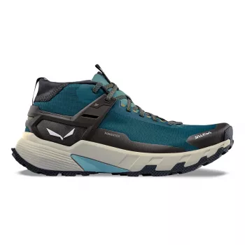 Chaussures de speed hiking SALEWA Pedroc 2 Mid PTX, Pond/Black Out, UK 9.5 (EU 44)