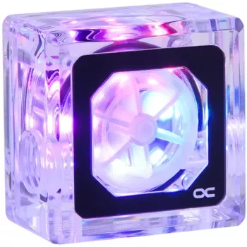 Indicateur de débit Alphacool Eisfluegel Aurora HighFlow avec signal de tachymètre (transparent)