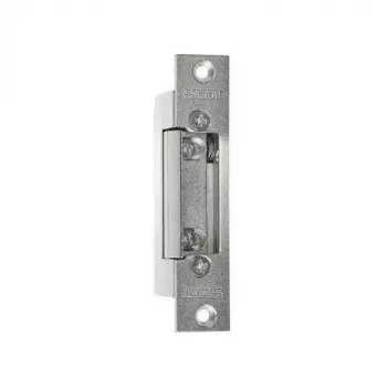 Gâche électrique symétrique SCOT ES-S12AC/DC-B PROFI avec serrure, 12 V AC/DC, fail-secure, force de maintien 3000 N, gris/argent