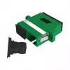 Coupleur SC/APC simplex EFB Elektronik, monomode, vert