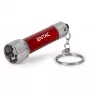 Lampe torche porte-clés ENTAC 5 LED rouge