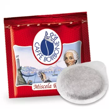 Caffè Borbone Miscela Rossa capsules de café ESE 44 mm lot de 50 de 7,2 g