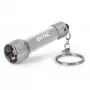 ENTAC lampe de poche porte-clés 5 LED argent