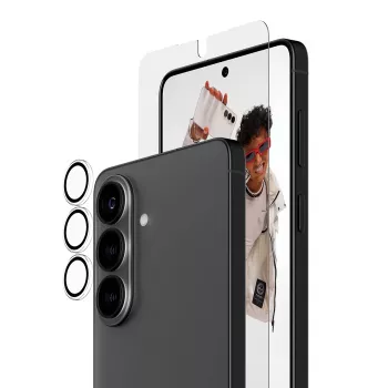 PanzerGlass Hoops ensemble 2-en-1 Samsung Galaxy S26+ | Ultra-Wide Fit