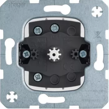 Hager WDE384103 interrupteur rotatif pour store 1 pôle encastré fonction va-et-vient