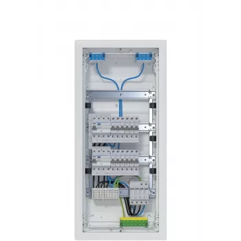 Hager Volta VH48BV1 tableau de distribution pour cloison creuse 4x12 PLE 2 circuits différentiels 48 modules IP30 blanc
