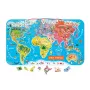 Janod puzzle magnétique carte du monde