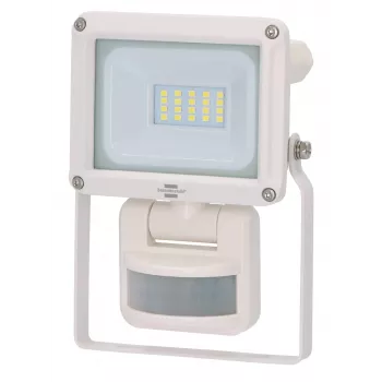 Projecteur LED Brennenstuhl JARO 1060 P avec détecteur de mouvement infrarouge, 10 W, 1060 lm, blanc lumière du jour 6500 K, IP65, IK08, fixation murale, câble 1 m