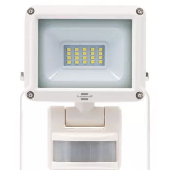 Projecteur LED Brennenstuhl JARO 1060 P avec détecteur de mouvement infrarouge, 10 W, 1060 lm, blanc lumière du jour 6500 K, IP65, IK08, fixation murale, câble 1 m