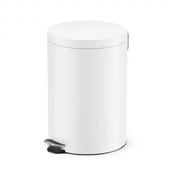 Hailo Selekta M poubelle à pédale 20 L, blanc mat