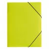 Pagna pochette à élastique A3 PP 3 rabats vert citron