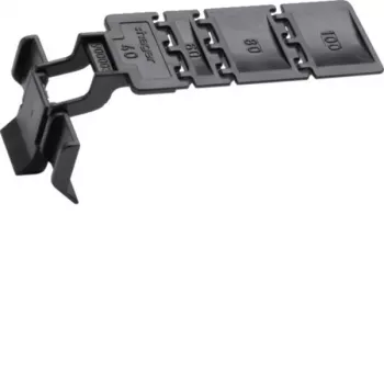 Clip de retenue HAGER BA7CLIP pour système de goulotte, ABS/polycarbonate, blanc