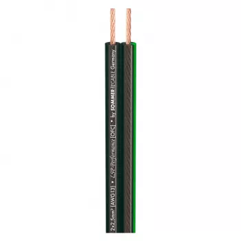 Sommer Cable SC-Orbit 225 MKII HighEnd Speaker Cable, 2 x 2.50 mm², PVC 10.2 x 4.8 mm, Transparent (425-0151)