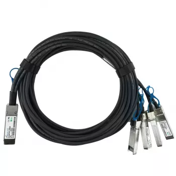 Câble breakout à attache directe BlueOptics NVIDIA 980-9I48T-00C02A BlueLAN SC282701L3M26 passif 100GBASE-CR4 QSFP28 vers 4x25GBASE-CR SFP28, 3 mètres