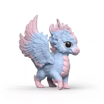 Schleich Bayala Baby Crystal Dragon figurine