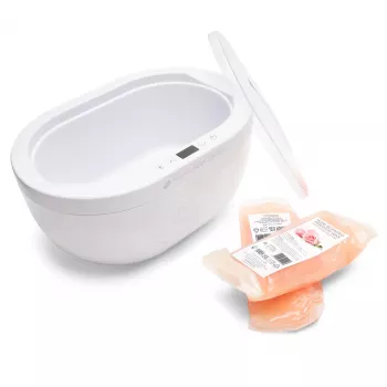 RIO PWAX-EU/1,1 chauffe-bain de paraffine - 200W, capacité 2,3kg, blanc avec accents violets