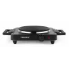 Progress EK4353PFVDE Plaque de cuisson simple 1500 W plaque en fonte corps en acier inoxydable noir et argent