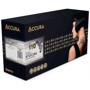 Accura Compatible Toner Cartridge for Kyocera TK-1140 (Black, 7200 Pages)