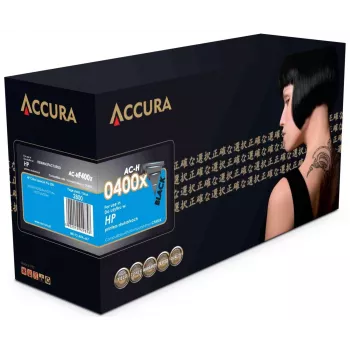 ACCURA Toner Cartridge HP No. 201X (CF400X) Black High Yield Compatible