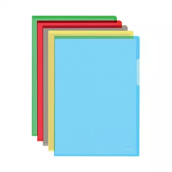 Pochettes documentaires Bene A4 150 microns brillantes HPVC transparentes lot de 100