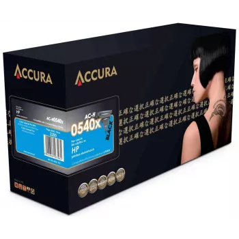 Toner de remplacement ACCURA HP No 203X (CF540X) Noir grande capacité cartouche laser compatible