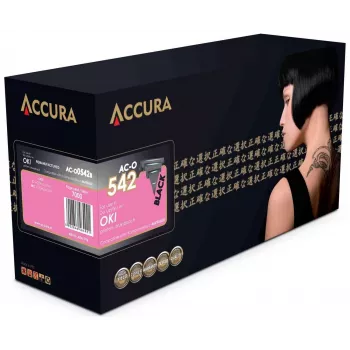 Cartouche de toner Accura noir compatible OKI 46490608