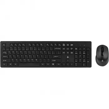 Accura Delano ACC-K1306 Wireless Keyboard and Mouse Set, 2.4 GHz, Black