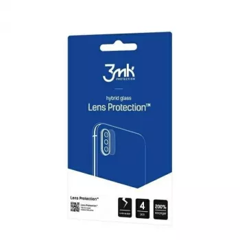 Protection d'objectif photo 3MK pour Xiaomi Redmi Note 12S, verre trempé, 4 pièces