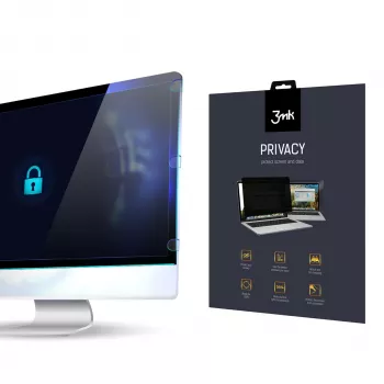 3MK Privacy Filter 2 voies pour iiyama ProLite TF2238MSC-B1, jusqu'à 23 inch, sans adhésif