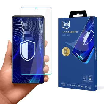 3MK PROTECTION Protection d'écran en verre hybride FlexibleGlass Pro pour Tecno Camon 20 Pro 5G / 20s Pro 5G