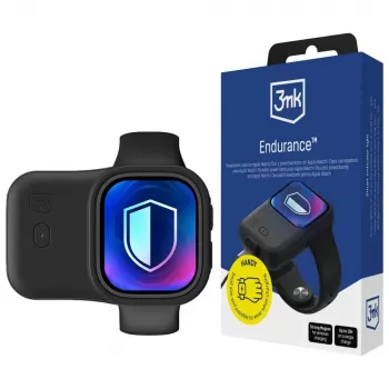 Étui powerbank Endurance 3MK PROTECTION pour Apple Watch 40 mm/41 mm 2,5 W 1200 mAh USB-C, noir
