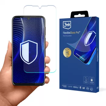 Motorola One Vision Plus - Film de protection d'écran en verre hybride 3mk FlexibleGlass Pro