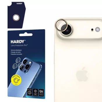 Protection d'objectif 3MK Apple iPhone Air HARDY Lens Protection Pro or titane