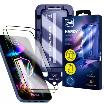 3MK PROTECTION Apple iPhone 16 Pro/17 - Protection d'écran 3mk Hardy Hardura 9H