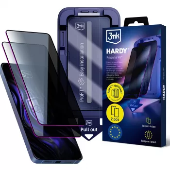 3MK PROTECTION Samsung Galaxy S24 Ultra Hardy Privzone 9H - Protection d'écran confidentialité en verre trempé